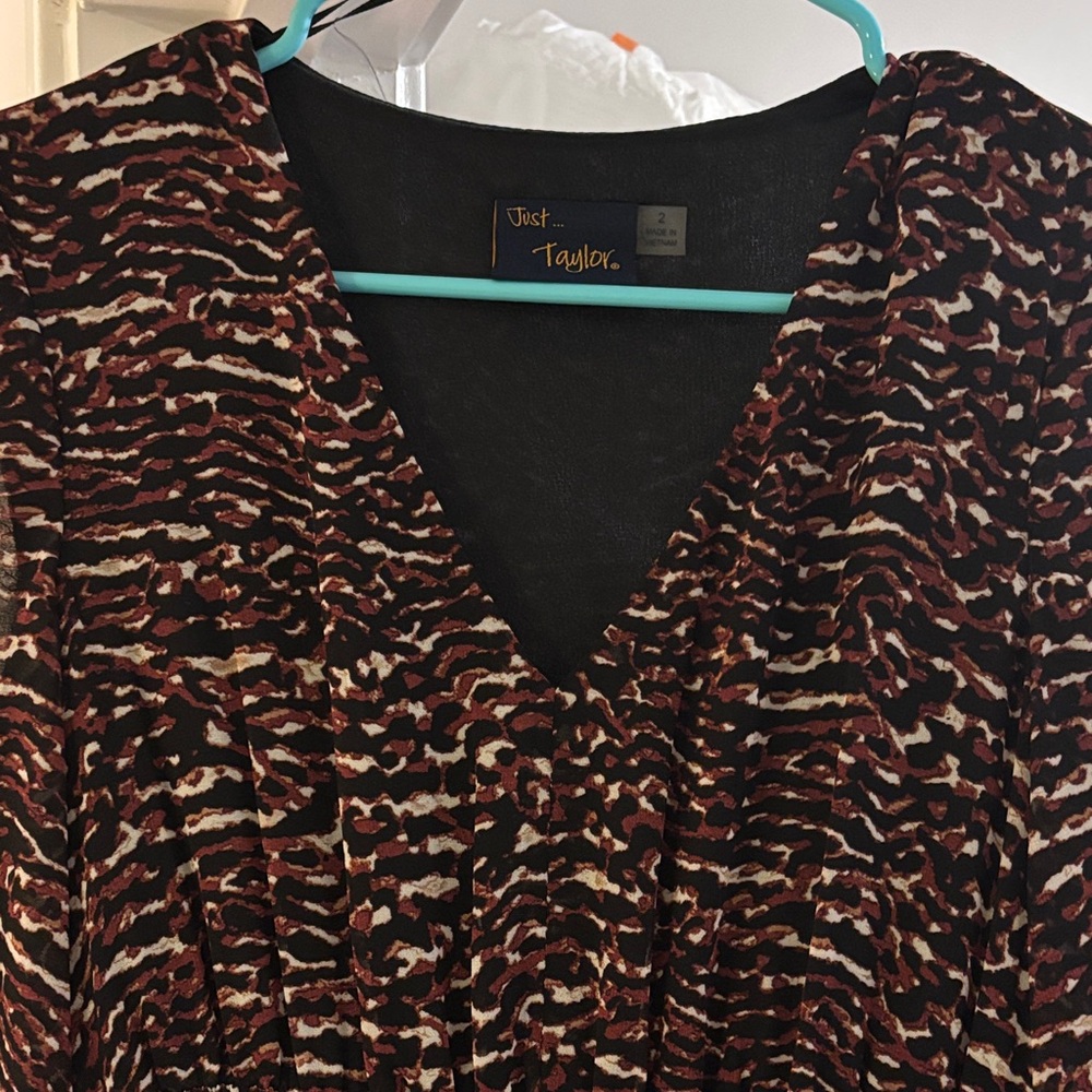 Just...Taylor Women's Animal Print Dress